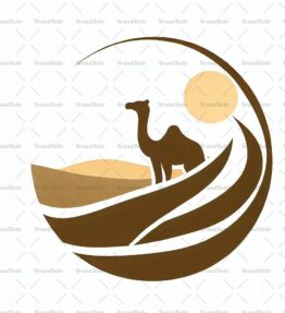 Sanddünen und Kamel